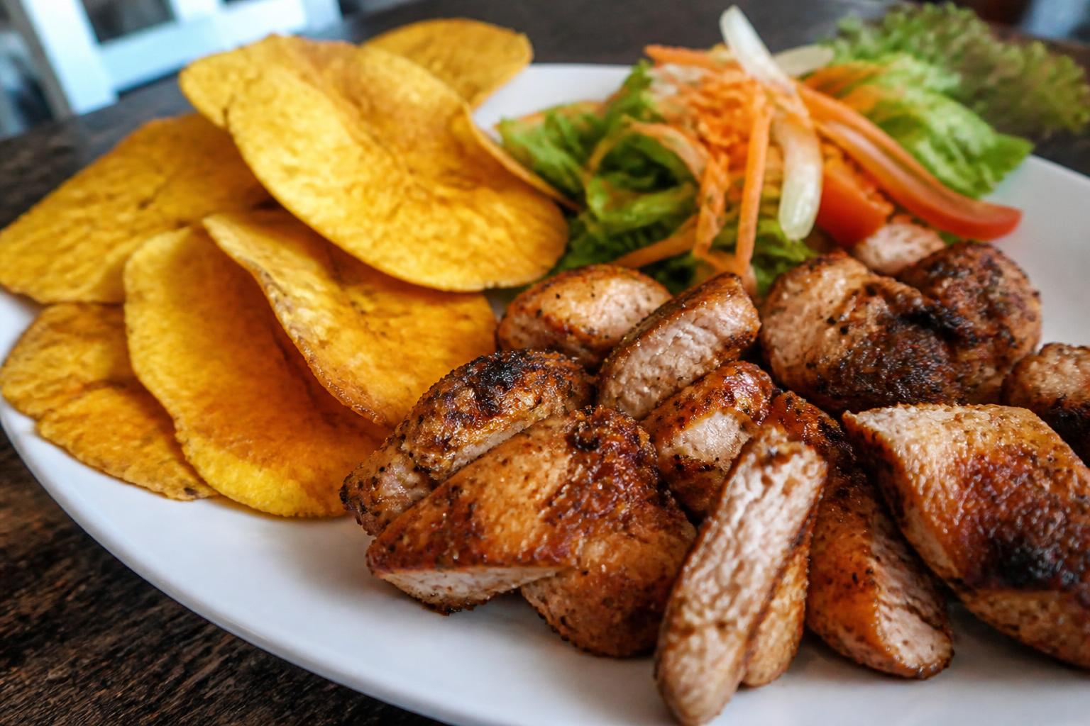 Chicken + Breadfruit Chips from Meat'N Friends