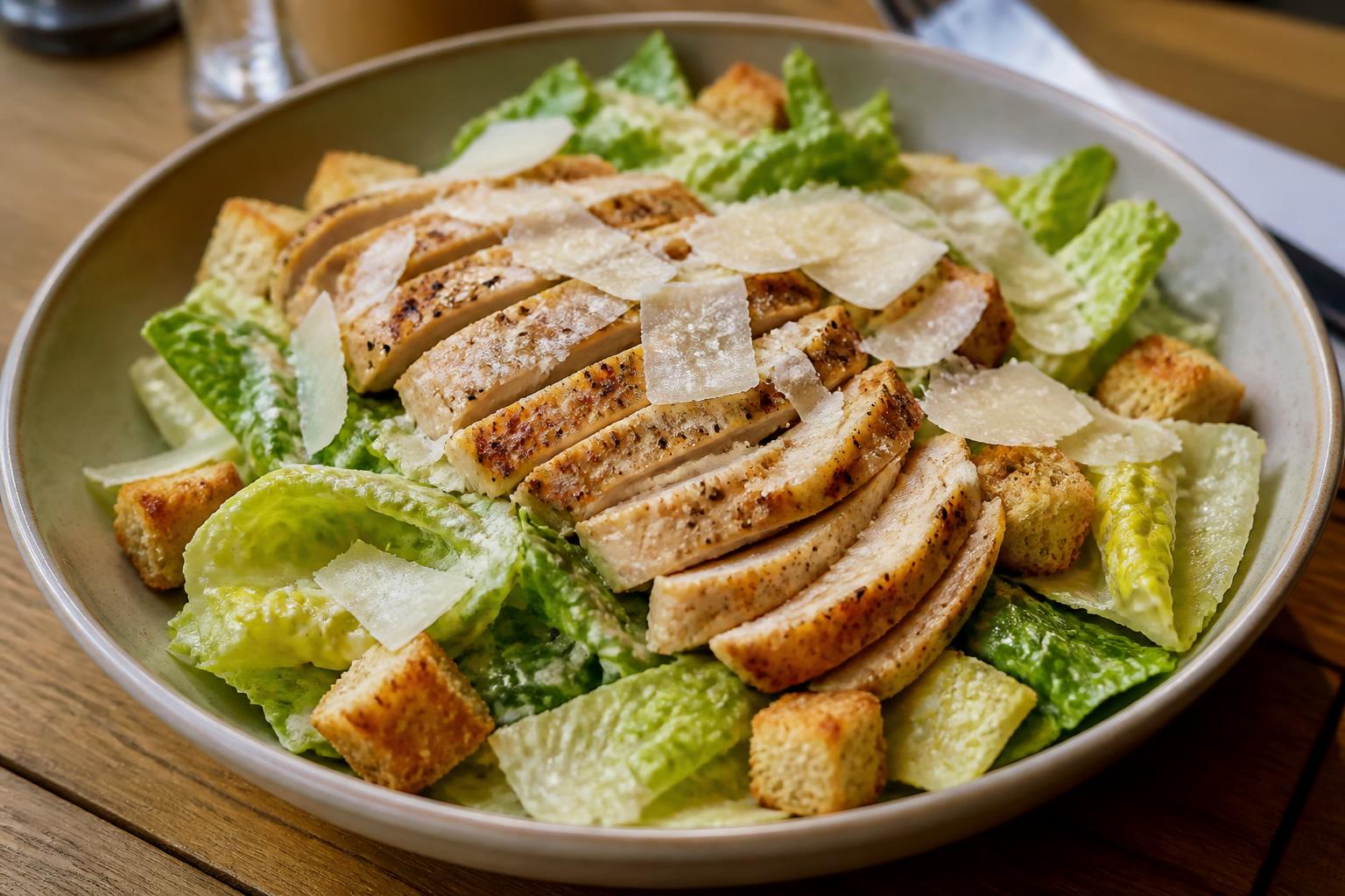 Fresh Caesar salad