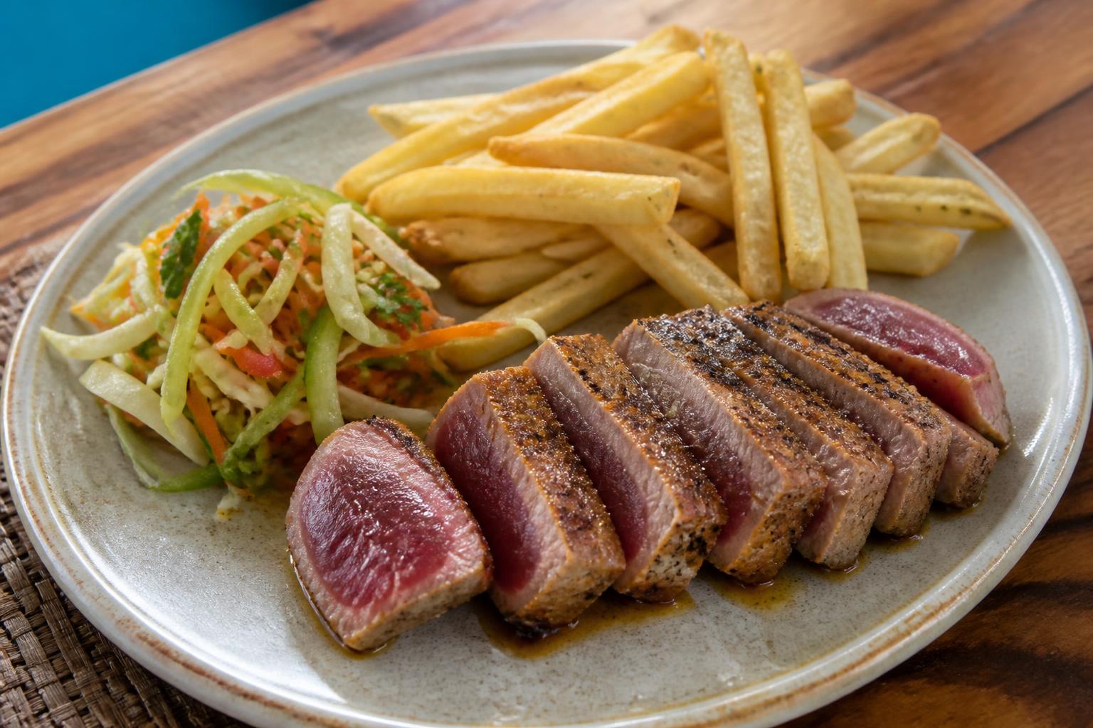 Tuna + Fries from Meat'N Friends
