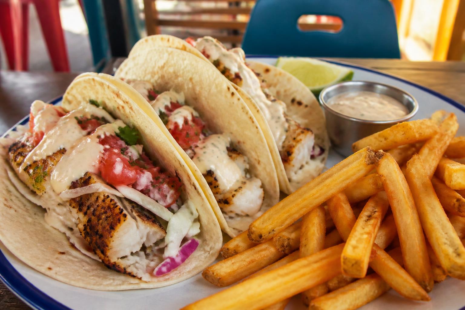 Fish Tacos from Meat'N Friends